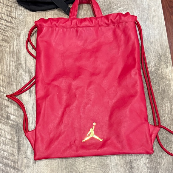 Jordan Red Drawstring Backpack - Picture 1 of 2